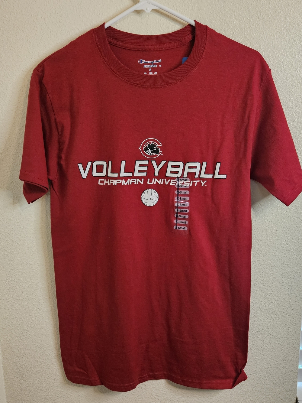 Champion Chapman University Volleyball T-Shirt - Red